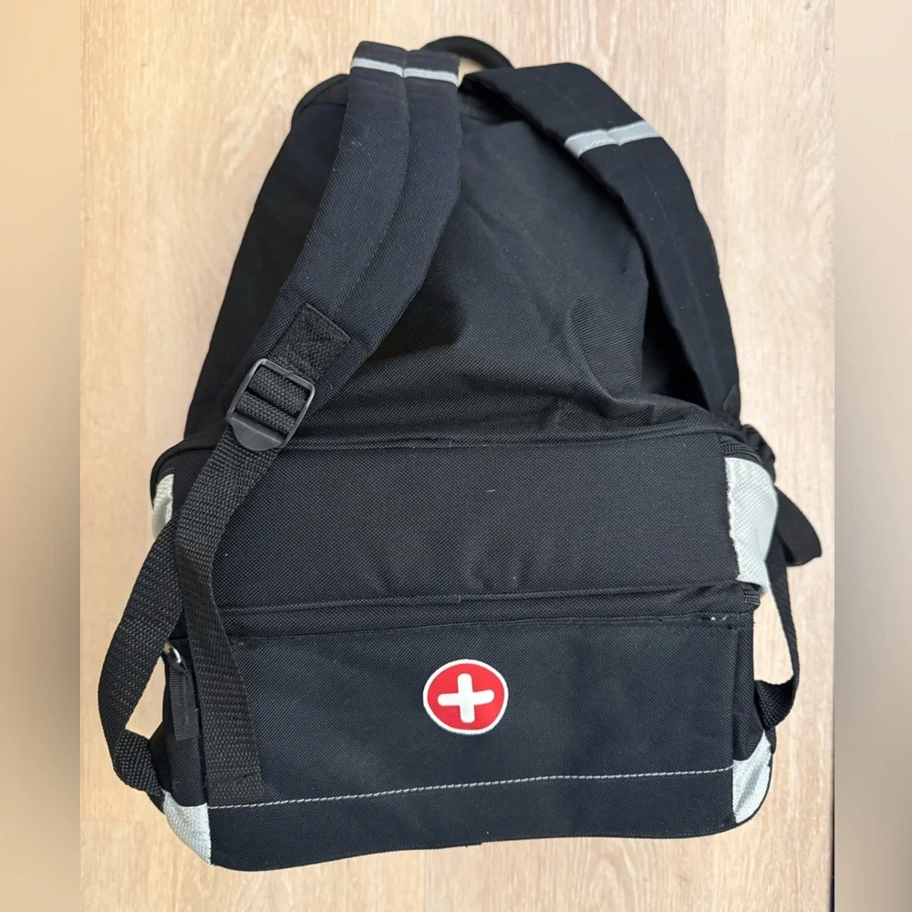 NGG Swiss Edition Daypack Backpack Multi-Pocketed w/Cooler, Netted Storage New
